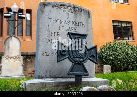 06. Mai 2020, Columbia, South Carolina, USA: Trinity Episcopal Cathedral, an der Sumter Street im Stadtzentrum, geweiht 1857 Stockfoto