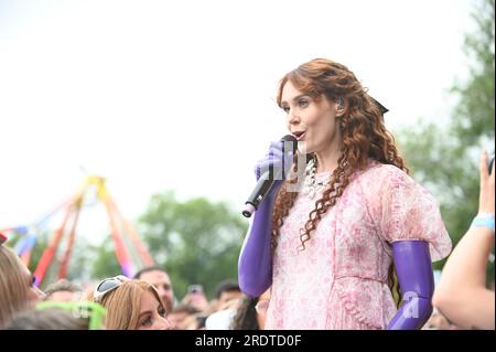 Kate Nash beim Tramlines Festival in Sheffield. Stockfoto