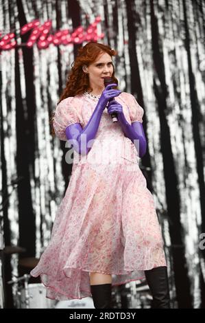 Kate Nash beim Tramlines Festival in Sheffield. Stockfoto