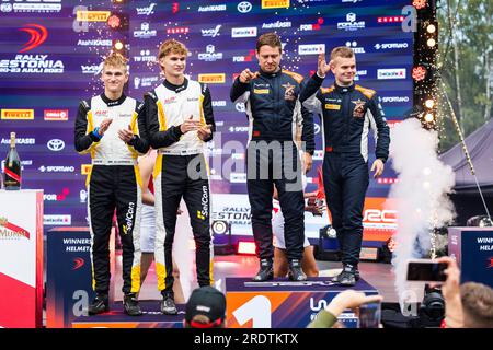 Tartu, Estland. 23. Juli 2023. JURGENSON Robert (EST), FORD Fiesta Rally4, RC4, Rally4, Porträt während der Rallye, Estland. , . WRC World Rally Car Championship, vom 20. Bis 23. Juli 2023 in Tartu, Estland - Photo Nikos Katikis/DPPI Credit: DPPI Media/Alamy Live News Credit: DPPI Media/Alamy Live News Stockfoto