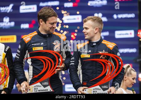 JURGENSON Robert (EST), FORD Fiesta Rally4, RC4, Rally4, Portrait während der Rally Estonia 2023, 8. Runde der WRC World Rally Car Championship 2023, vom 20. Bis 23. Juli 2023 in Tartu, Estland Stockfoto