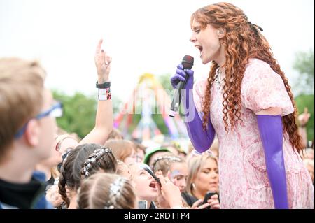 Kate Nash, Aufführung beim Tramlines Festival, Sheffield, UK, 22.07.2023 Stockfoto