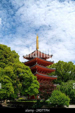 Tochoji-Tempelpagode in Fukuoka Japan Stockfoto