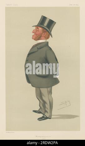 Politiker - Vanity Fair. "Montgomeryshire". Mr. Charles Watkin Williams-Wynn. 28. Juni 1879 1879 von Leslie ward Stockfoto