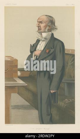 Premierminister - Vanity Fair. "Der Wilhelm des Volkes". Die Rt. Ich Bin William Ewart Gladstone. 1. Juli 1879 1879 von Leslie ward Stockfoto