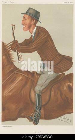 Vanity Fair: Sports, Miscellaneous: Sports Riders; „Jim“, Mr. James Lowther, Dezember 8, 1877 1877 von Leslie ward Stockfoto