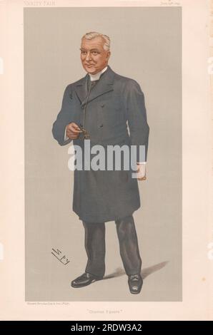 Vanity Fair - Klerus. „Chester Square“. Reverend James Fleming. 20. Juni 1899 1899 von Leslie ward Stockfoto