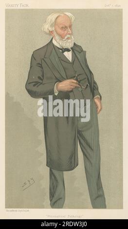 Vanity Fair - Ärzte und Wissenschaftler. "Philosophische Pathologie". Dr. Samuel Wilks. 1. Oktober 1892 1892 von Leslie ward Stockfoto