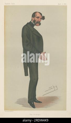 Politiker - Vanity Fair - "Die Witwe". Die Rt. Ehrwürdiger Lord Claud Hamilton. 10. März 1877 1877 von Leslie ward Stockfoto