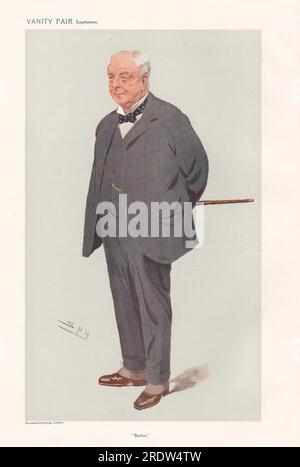 Vanity Fair - Geschäftsleute und Empire Builders. „Burton“. Lord Burton. 25 November 1908 1908 von Leslie ward Stockfoto