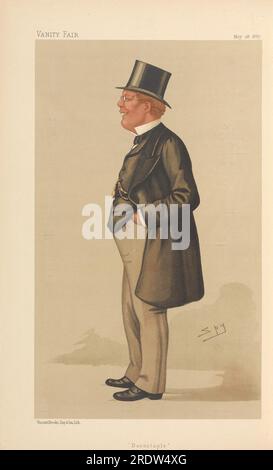 Politiker - Vanity Fair. „Barnstaple“. Mr. George Pitt... Lewis. 28. Mai 1887 1887 von Leslie ward Stockfoto