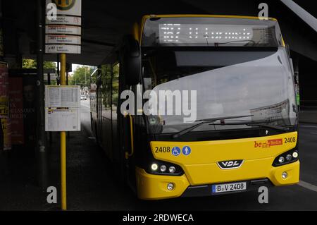 Berlin - Deutschland  14. August 2016-Berliner Busnetz nr.187 / Foto. Francis Joseph Dean/Deanpictures. Stockfoto