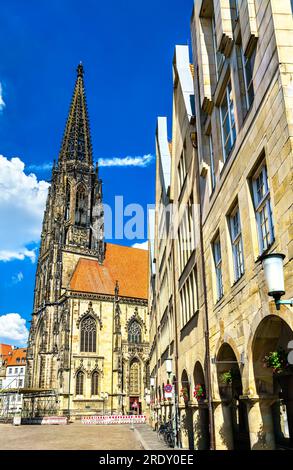 St.-Lambert-Kirche in Münster, Nordrhein-Westfalen, Deutschland Stockfoto