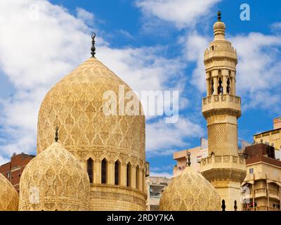 Die Stadt Alexandria liegt an der nördlichen Mittelmeerküste Ägyptens, westlich des Nildeltas. Gegründet um 331 v. Chr. von Alexander the Stockfoto