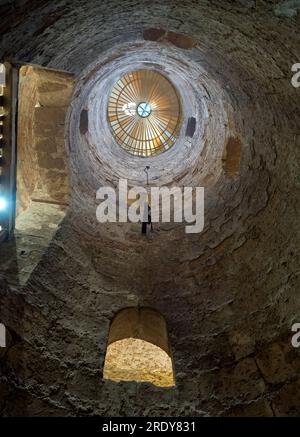 Die Katakomben von Kom El Shoqafa (Hügel der Shards) sind eine berühmte archäologische Stätte in Alexandria, Ägypten. Die Nekropole enthält Alexandrian To Stockfoto