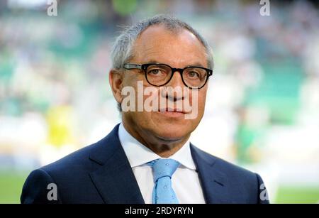 ARCHIVFOTO: Felix MAGATH wird am 28. Juli 2023 70 Jahre alt, Coach Felix MAGATH (WOB), Portrait, Portrait, Head, Football 1. Bundesliga, Matchday 33, VfL Wolfsburg (WOB) - Werder Bremen (HB) 3: 1, am 28. April 2012 in Wolfsburg Stockfoto