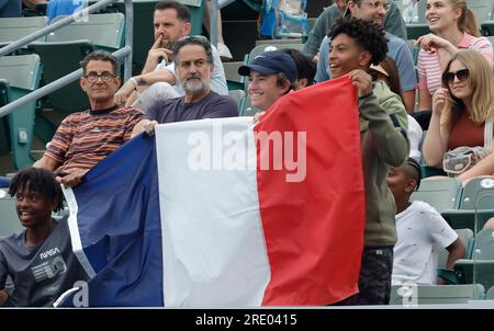 23. Juli 2023 Carson, Kalifornien - Atmosphäre. UTS - Ultimate Tennis Showdown Finals im Dignity Health Sports Park in Carson. (Kreditbild: © FS/AdMedia via ZUMA Press Wire) NUR REDAKTIONELLE VERWENDUNG! Nicht für den kommerziellen GEBRAUCH! Stockfoto