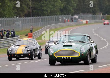 LE MANS CLASSIC 2023, Aston Martin DB4 GT 1961 Stockfoto