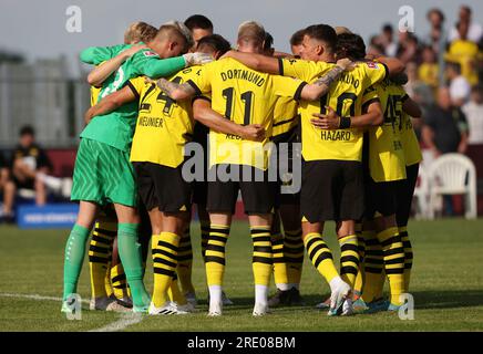 Hamm, Deutschland. 12. Juli 2023. firo : 07/12/2023, Fußball, 1. Liga, 1. Bundesliga, Staffel 2023/2024, Testspiel, Westfalia Rhynern - BVB, Borussia Dortmund Team, Bezirk BVB/dpa/Alamy Live News Stockfoto