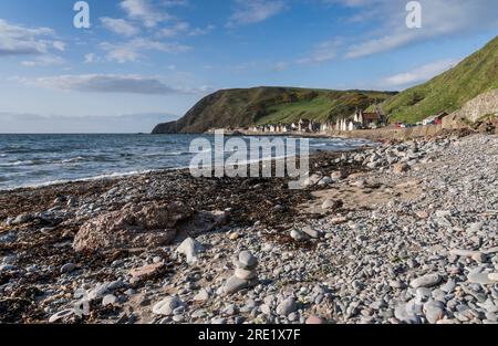 Kleines Fischerdorf an der Nordküste schottlands Stockfoto