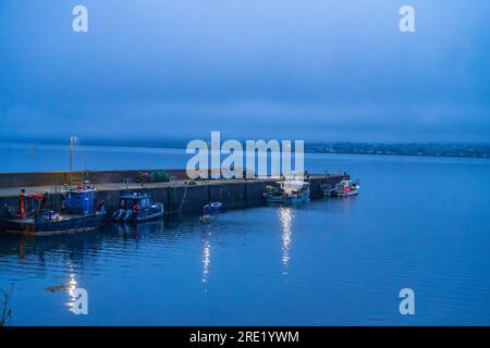 Der alte Pier auf der Broadford Isle of Skye Stockfoto