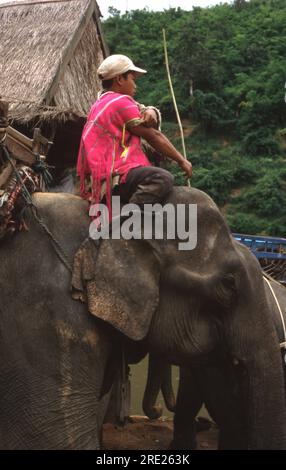 Bilder von Myanmar, Birma und Thailand aus dem Jahr 1995. Stockfoto