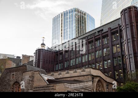 London, Großbritannien - 25. April 2019: Skyline von London Stockfoto