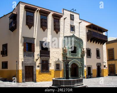 Museo Casa Colón, Las Palmas, Gran Canaria, España Stockfoto