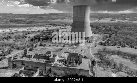 Das Kernkraftwerk Hartsville war ein stillgelegtes Kernkraftwerk in der Nähe von Hartsville, Tennessee. Von der TVA zu bauen und zu betreiben Stockfoto