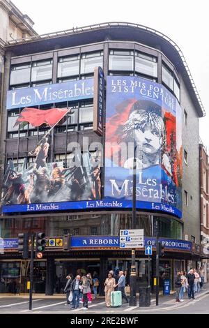 Les Miserables Musical , Sondheim Theatre, Shaftesbury Avenue, West End, City of Westminster, Greater London, England, Vereinigtes Königreich Stockfoto