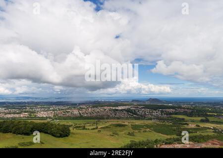 Blick auf Edinburgh in Schottland Stockfoto