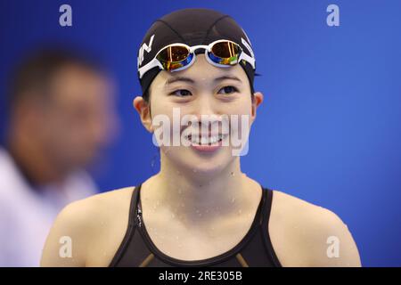 Fukuoka, Japan. 24. Juli 2023. Ageha Tanigawa (JPN) Schwimmen : Wasserweltmeisterschaften Fukuoka 2023 in der Marine Messe Fukuoka Halle A in Fukuoka, Japan . Kredit: YUTAKA/AFLO SPORT/Alamy Live News Stockfoto