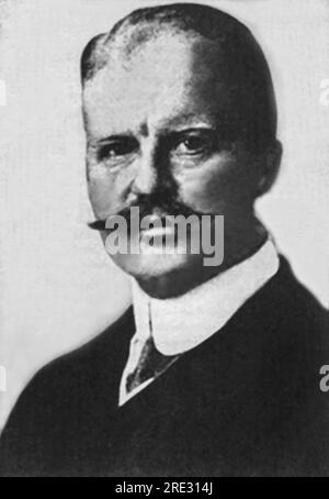 Deutschland: c. 1917 Ein Porträt des deutschen Außenministers Arthur Zimmermann. Stockfoto