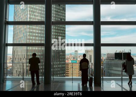 Nagoya, Japan – 3. Dezember 2022 : Blick auf die Stadt Nagoya von den JR Central Towers Stockfoto