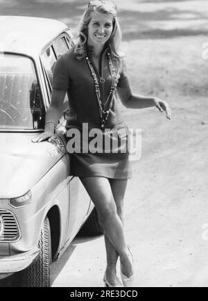 Werner, Hannelore, * 17,1.1942, deutscher Rennfahrer, Juli 1969, ADDITIONAL-RIGHTS-CLEARANCE-INFO-NOT-AVAILABLE Stockfoto