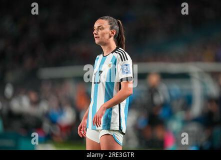 Juli 24 2023: Sophia Braun (Argentinien) schaut bei einem Group G - FIFA Women's World Cup Australien & Neuseeland 2023-Spiel, Italien gegen Argentinien, im Eden Park, Auckland, Neuseeland, zu. Kim Price/CSM Stockfoto