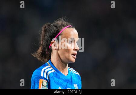 Juli 24 2023: Barbara Bonansea (Italien) schaut bei einem Group G - FIFA Women's World Cup Australien & Neuseeland 2023-Spiel, Italien gegen Argentinien, im Eden Park, Auckland, Neuseeland. Kim Price/CSM (Kreditbild: © Kim Price/Cal Sport Media) Stockfoto