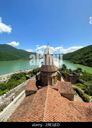 Festung Ananuri Komplex, Georgien Stockfoto