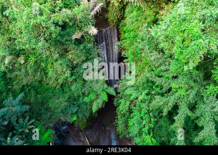 Goa Raja Wasserfall am Bangli Regency in bali, indonesien Stockfoto