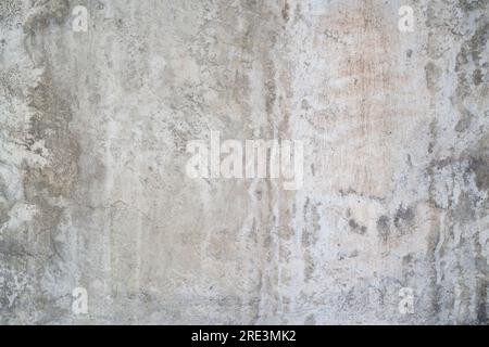 Alte Betonwandtextur mit Regenspuren auf dem Hintergrund Stockfoto