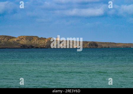 Der verlassene Leuchtturm auf der Insel Boa Vista, Kap Verde Stockfoto