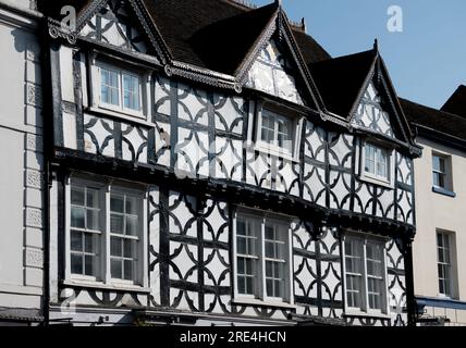 Fachwerkhaus Gebäude in Jury Street, Warwick, Warwickshire, England, UK Stockfoto