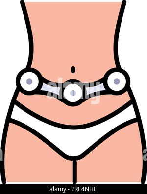 Magnetische Physiotherapie – Symbol. Element der Physiotherapie-Ikone. Flaches Symbol für Website-Design und -Entwicklung, App-Entwicklung. Premium-Symbol Stock Vektor