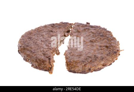 Cutlet isoliert auf weißem Hintergrund Stockfoto