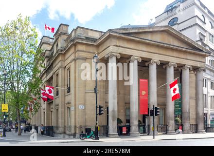 Canada House (La Maison du Canada), Pall Mall, Trafalgar Square, City of Westminster, Greater London, England, Vereinigtes Königreich Stockfoto