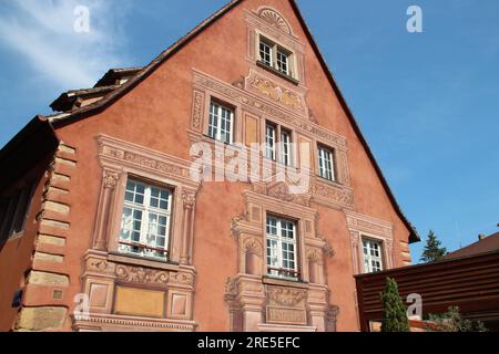 Altes Haus in colmar im elsass (frankreich) Stockfoto