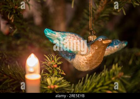 Weihnachtsschmuck - Weihnachtskugeln - Baumschmuck - Glaskugeln - Weihnachten Stockfoto