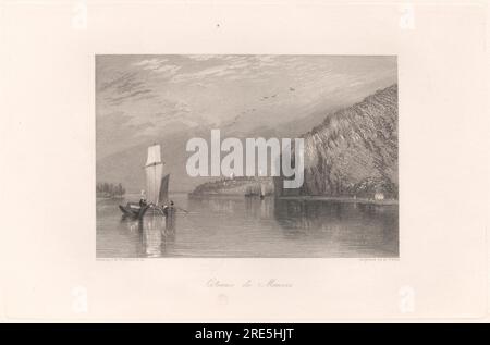 Coteaux de Mauves 1833 von Robert William Wallis Stockfoto