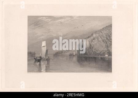 Coteaux de Mauves 1833 von Robert William Wallis Stockfoto
