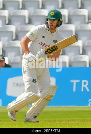 25. Juli 2023 - Trent Bridge Cricket Ground, Nottingham. Veranstaltung: LV Inter County Championship: Notts CCC / Kent CCCCaption: SLATER Ben (Nottingham CCC) Bild: Mark Dunn/Alamy Live News (Veranstaltungen) Stockfoto